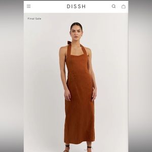 NWT Dissh Linen Midi Dress